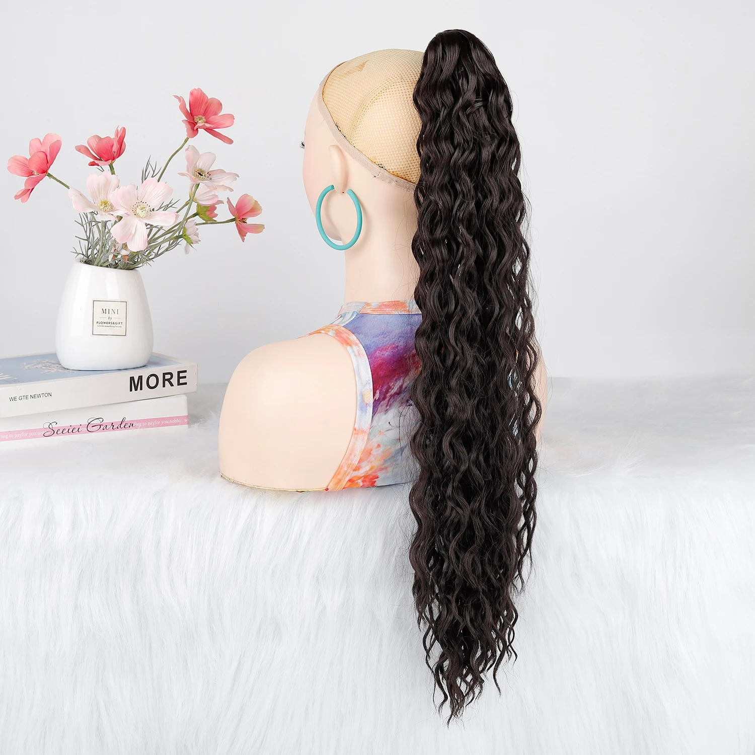 Ponytail Hair Extension Long Deep Wave Curly Hairstyle Ponytails Claw Clip On Hair Tail Synthetic Hairpiece For Ladies Daily Use
Ponytail Hair Extension Long Deep Wave Curly Hairstyle Ponytails Claw Clip On Hair Tail Synthetic Hairpiece For Ladies Daily Use