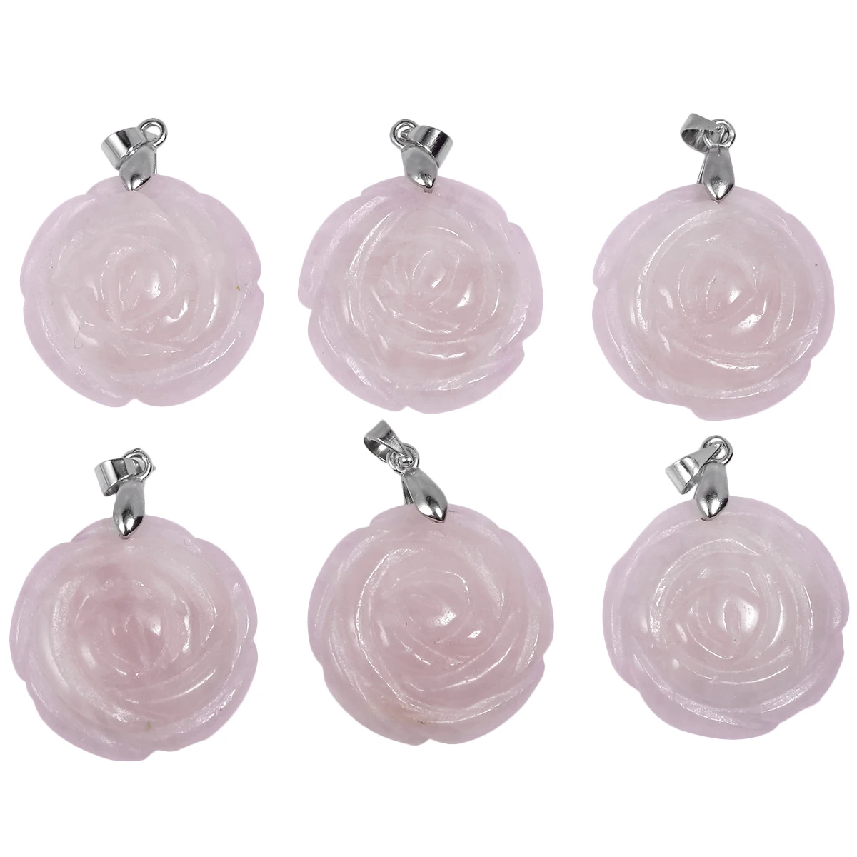 Natural Crystal Stone Pendants Hand Carved Rose Floral Gemstone For Jewelry Making DIY Necklace Accessories
Natural Crystal Stone Pendants Hand Carved Rose Floral Gemstone For Jewelry Making DIY Necklace Accessories