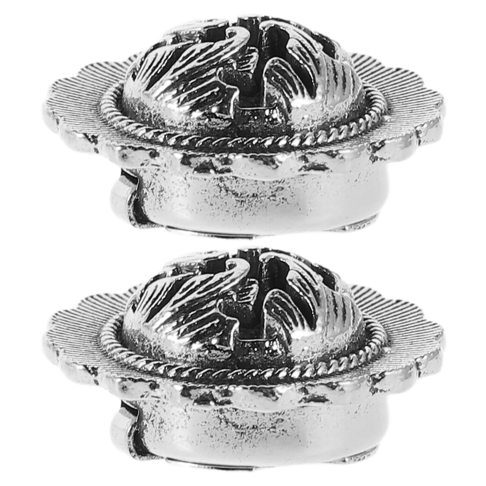 2 Pcs Shirt Cufflink Cover Button Cufflinks for Men Accessories Women Fashion Shirts Alloy Jewelry Covers Dress Miss
2 Pcs Shirt Cufflink Cover Button Cufflinks for Men Accessories Women Fashion Shirts Alloy Jewelry Covers Dress Miss