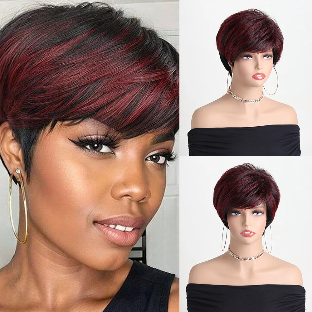 Synthetic Short Curly Wig for Women Fashion Side Bangs Heat Resistant Fiber Cosplay Party Daily Use
Synthetic Short Curly Wig for Women Fashion Side Bangs Heat Resistant Fiber Cosplay Party Daily Use