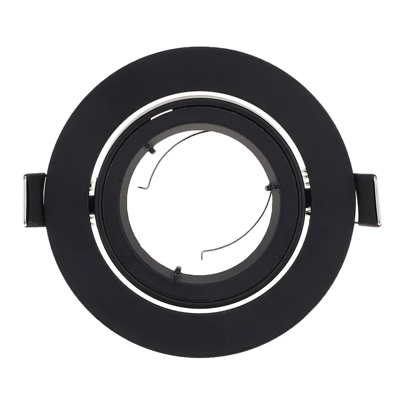 10pcs/lot Black Recessed LED Ceiling Light Adjustable Frame 93mm Round MR16 GU10 Bulb Fixture Downlight Holder
10pcs/lot Black Recessed LED Ceiling Light Adjustable Frame 93mm Round MR16 GU10 Bulb Fixture Downlight Holder