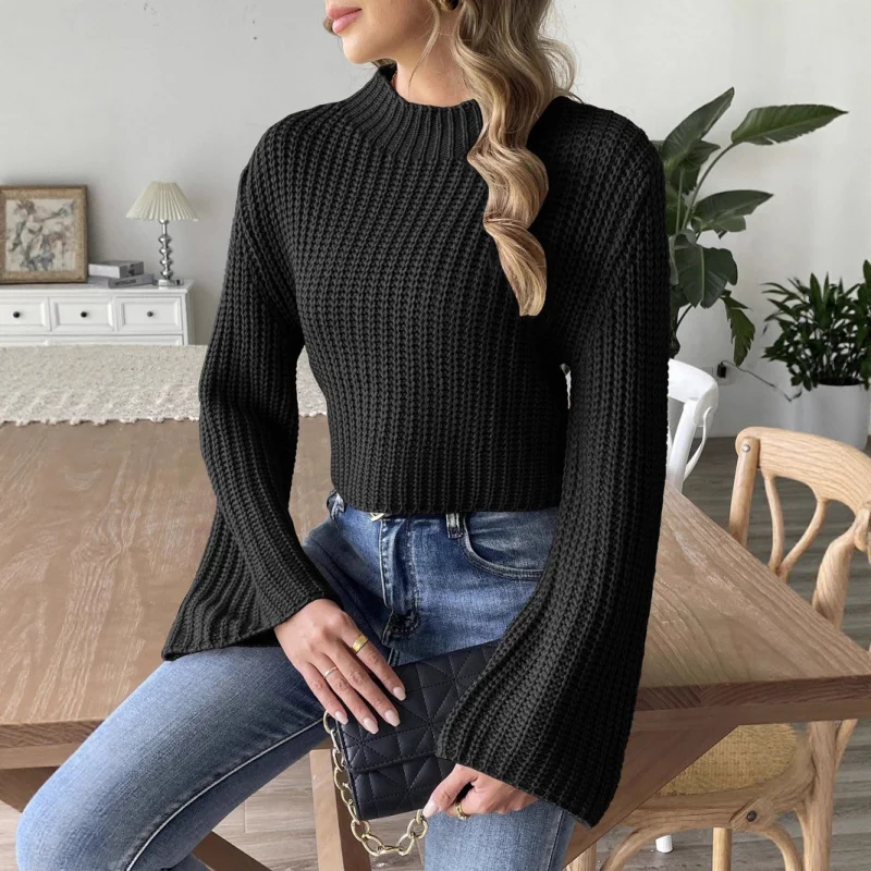 2025Половина водолазки женский короткий укороченный вязаный свитер топ европейского и американского размера осень-зима новый рукав-колокольчик S
2025Половина водолазки женский короткий укороченный вязаный свитер топ европейского и американского размера осень-зима новый рукав-колокольчик S