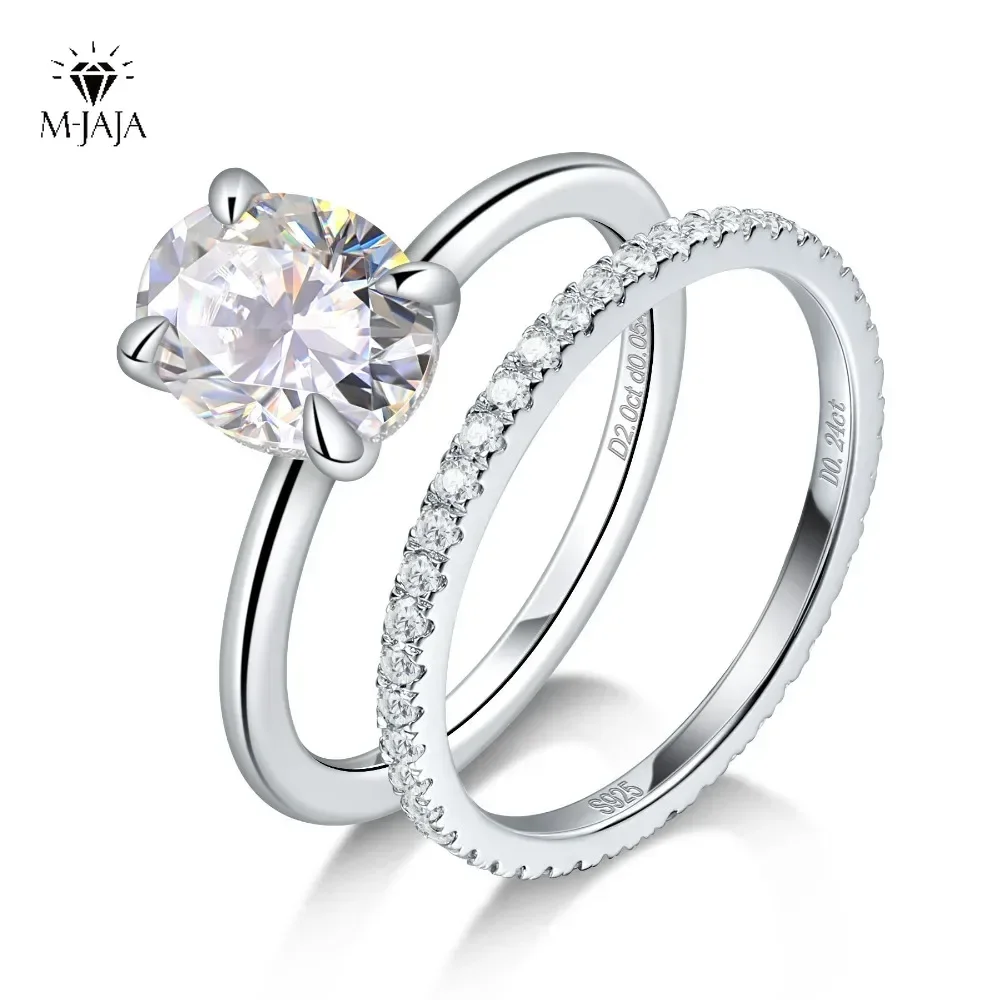 M-JAJA Full Moissanite Engagement Wedding Ring Set for Women 2ct Oval Cut Promise Rings & 925 Wedding Bands Lab Diamond Jewelry
M-JAJA Full Moissanite Engagement Wedding Ring Set for Women 2ct Oval Cut Promise Rings & 925 Wedding Bands Lab Diamond Jewelry