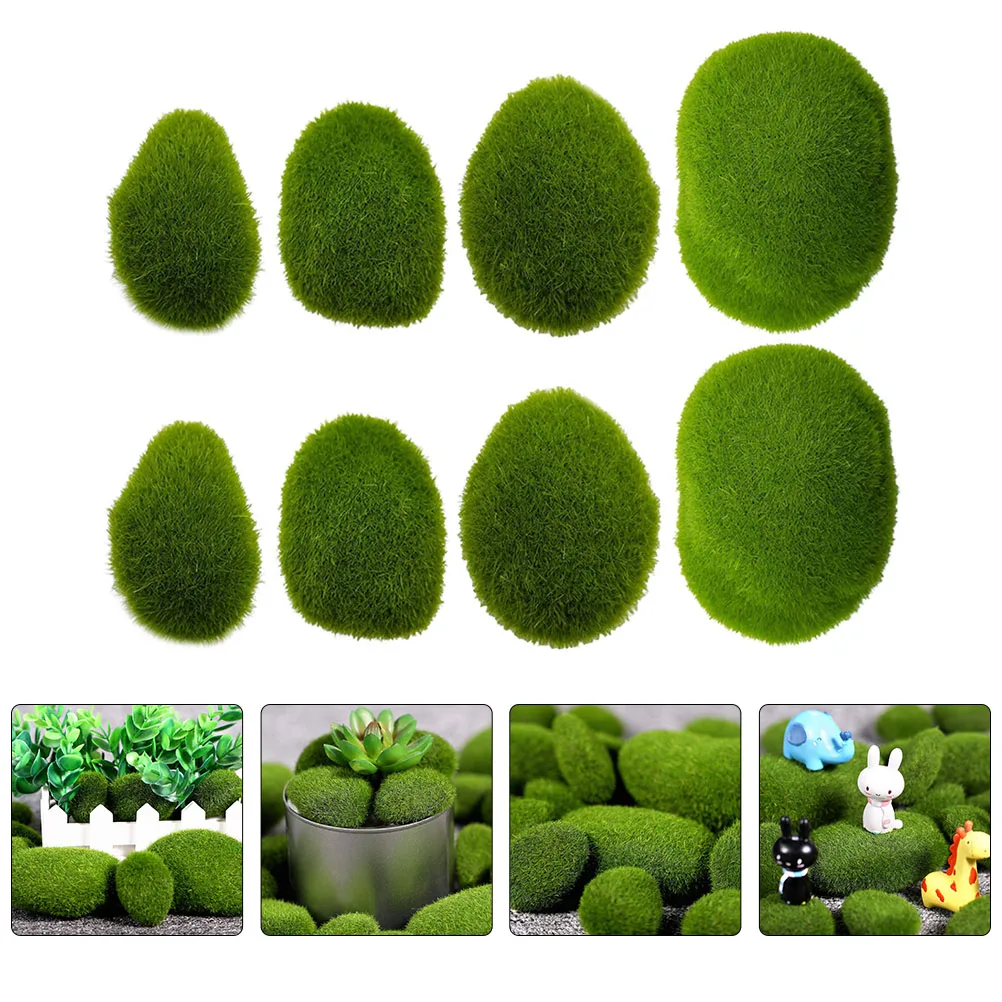 40 Pcs Moss Stones Green Fuzzy Decor Lightweight Diy Art Crafts DIY Crafts Bonsai L scape Adornment Resin Foam
40 Pcs Moss Stones Green Fuzzy Decor Lightweight Diy Art Crafts DIY Crafts Bonsai L scape Adornment Resin Foam