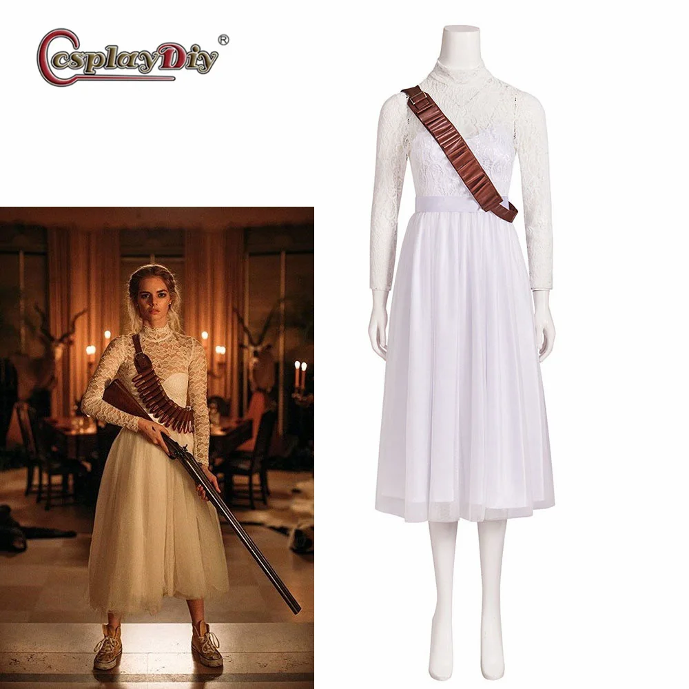Ready or Not Bride Grace Cosplay Costume White Lace Dress Battle Uniform Wedding Fighting Dress Outfit
Ready or Not Bride Grace Cosplay Costume White Lace Dress Battle Uniform Wedding Fighting Dress Outfit