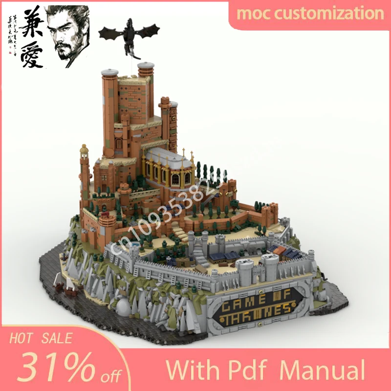 6962 шт. MOC The Red Keep средневековая модель с видом на улицу, строительный блок, сделай сам, креативная сборка, развивающие кирпичи, игрушки, подарок для детей
6962 шт. MOC The Red Keep средневековая модель с видом на улицу, строительный блок, сделай сам, креативная сборка, развивающие кирпичи, игрушки, подарок для детей