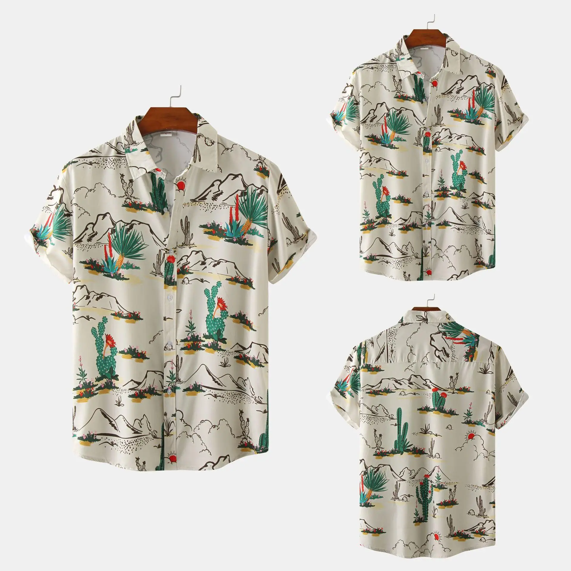 Men's Beach Striped Shirt Short Sleeve Printed Cotton Casual Summer Fashionable Inner Wear for Women
Men's Beach Striped Shirt Short Sleeve Printed Cotton Casual Summer Fashionable Inner Wear for Women