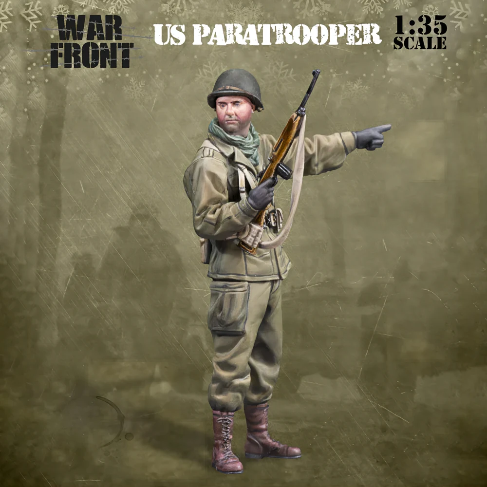 1/35 Resin unpainted model kit, military theme, World War II soldier (with scene), unassembled and unpainted GK
1/35 Resin unpainted model kit, military theme, World War II soldier (with scene), unassembled and unpainted GK