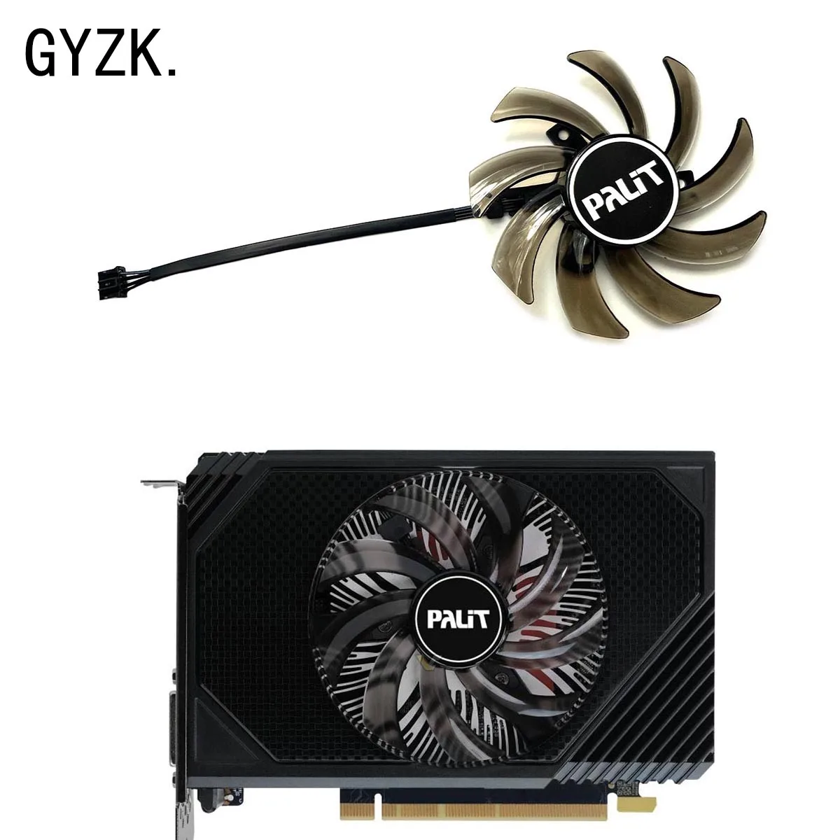 Новый сменный вентилятор для видеокарты PALIT GeForce RTX3050 6 ГБ StormX 
Новый сменный вентилятор для видеокарты PALIT GeForce RTX3050 6 ГБ StormX