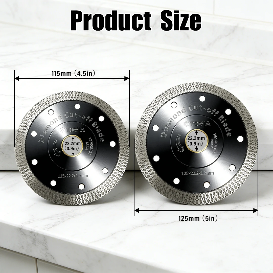 T TOVIA Diamond Blade CONTINUOUS RIM For Thin Cutting Wet Cutting Porcelain Ceramic Tiles Saw Blade Cutting Disc
T TOVIA Diamond Blade CONTINUOUS RIM For Thin Cutting Wet Cutting Porcelain Ceramic Tiles Saw Blade Cutting Disc