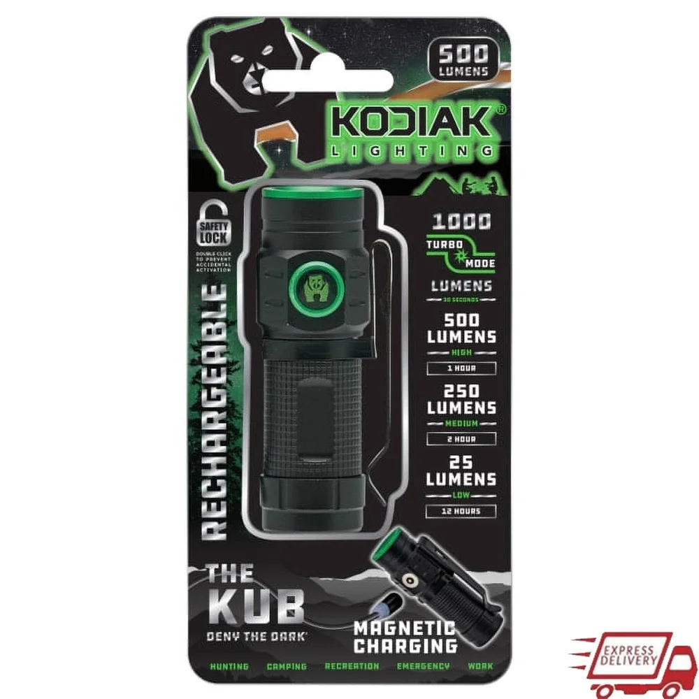 Compact Rechargeable Flashlight 1000 Lumens Turbo Mode Magnetic Charging Included Three Brightness Modes Pocket Clip Outdoor EDC
Compact Rechargeable Flashlight 1000 Lumens Turbo Mode Magnetic Charging Included Three Brightness Modes Pocket Clip Outdoor EDC