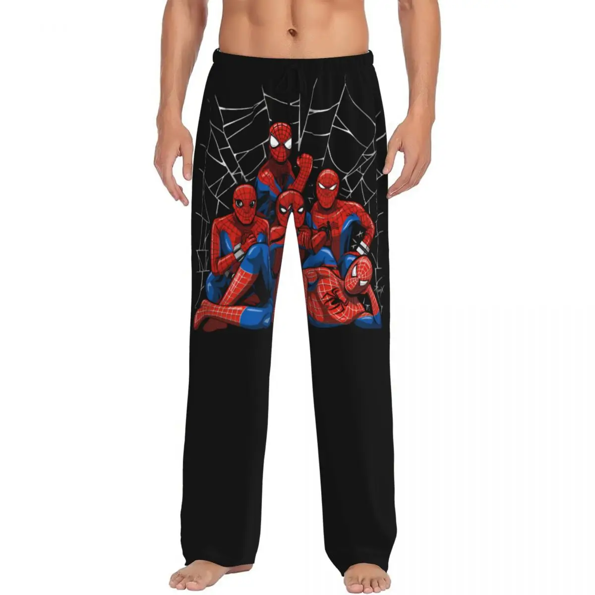 Custom Printed Classic Movie Hero Spider Man Pajama Pants Men's Sleep Sleepwear Bottoms with Pockets
Custom Printed Classic Movie Hero Spider Man Pajama Pants Men's Sleep Sleepwear Bottoms with Pockets
