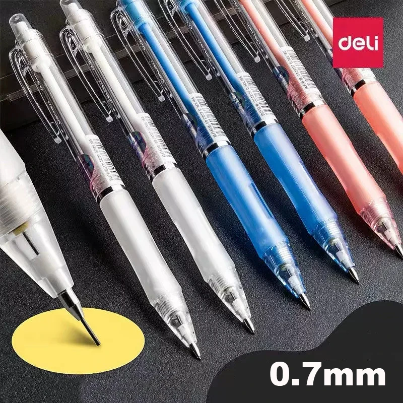 Deli Mechanical Pencil 2B 0.7mm Lead Stationery for School Home Student Writing Drawing Art Supplies
Deli Mechanical Pencil 2B 0.7mm Lead Stationery for School Home Student Writing Drawing Art Supplies