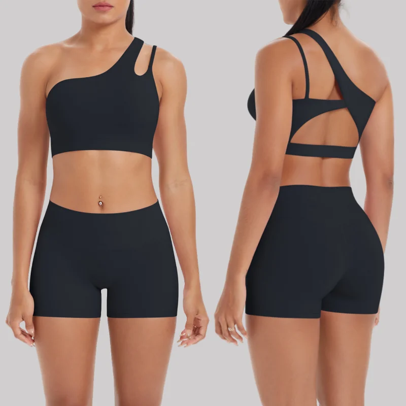 Yoga Sets Fitness Sports High Waist Peach Hip Tight Quick-drying Single Oblique Shoulder Workout Clothing Gym Sexy Set for Women
Yoga Sets Fitness Sports High Waist Peach Hip Tight Quick-drying Single Oblique Shoulder Workout Clothing Gym Sexy Set for Women