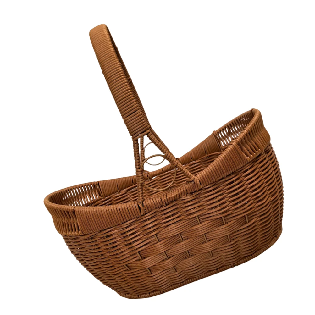 Yuanbao Hand Woven Basket Portable Picnic Fruit Storage Baskets Vegetable Shop Handmade Woven 35x27x18cm Outdoor Mushroom
Yuanbao Hand Woven Basket Portable Picnic Fruit Storage Baskets Vegetable Shop Handmade Woven 35x27x18cm Outdoor Mushroom