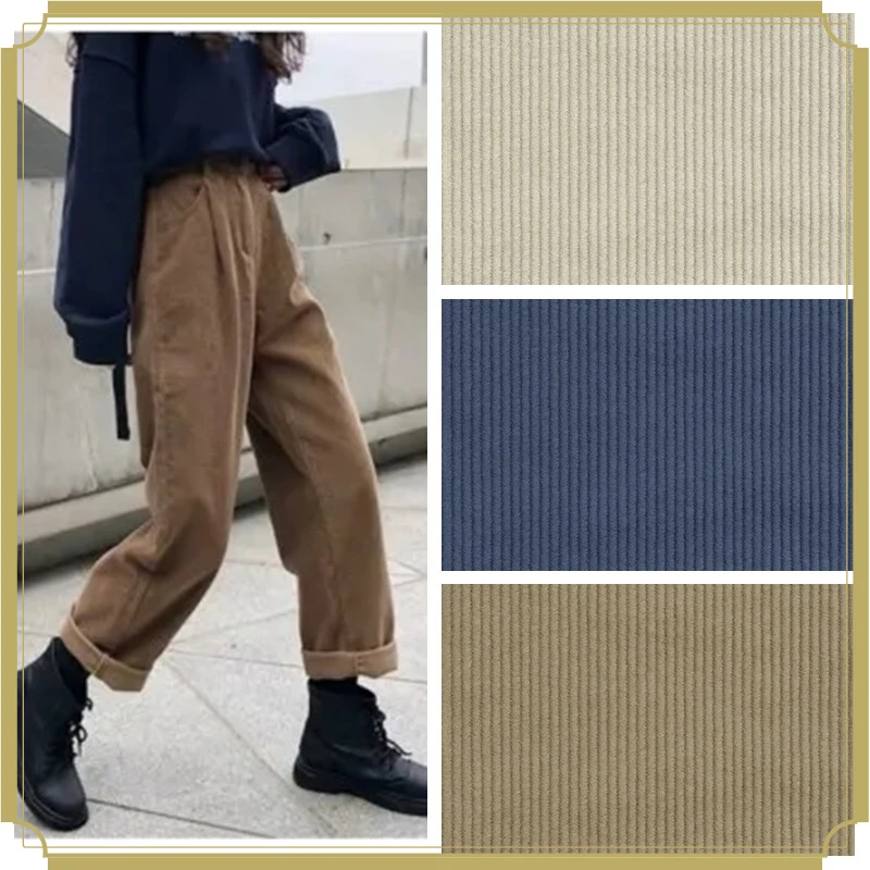 Cotton Elastic Thick Corduroy Fabric By The Meter for Clothing Pants Coats Sofa Covers Sewing Cloth Pink Blue Green Diy Winter
Cotton Elastic Thick Corduroy Fabric By The Meter for Clothing Pants Coats Sofa Covers Sewing Cloth Pink Blue Green Diy Winter