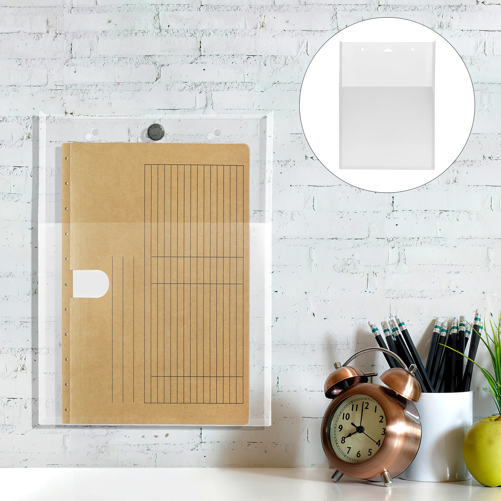 2 Pcs File Boxes Wall-mounted Hanging Folder Organizer with Folders Magazine Office Storage
2 Pcs File Boxes Wall-mounted Hanging Folder Organizer with Folders Magazine Office Storage