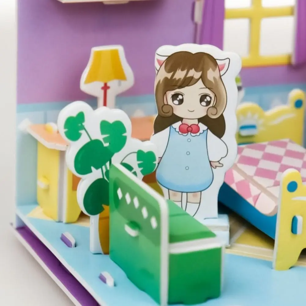 Living Room DIY Puzzle Dollhouse Room Kitchen Bedroom Pretend Play Paper Doll House Cardboard Dining Room 3D Paper Puzzle Room
Living Room DIY Puzzle Dollhouse Room Kitchen Bedroom Pretend Play Paper Doll House Cardboard Dining Room 3D Paper Puzzle Room