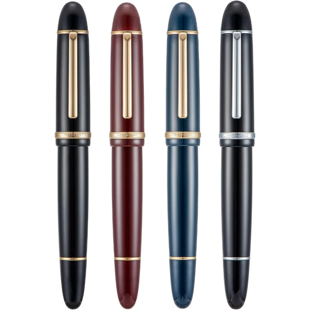 4 шт. разные цвета Jinhao X159 набор акриловых перьевых ручек с металлическим зажимом, удлиненный тонкий наконечник 0,5 мм, ручки для письма, школьные и офисные принадлежности
4 шт. разные цвета Jinhao X159 набор акриловых перьевых ручек с металлическим зажимом, удлиненный тонкий наконечник 0,5 мм, ручки для письма, школьные и офисные принадлежности