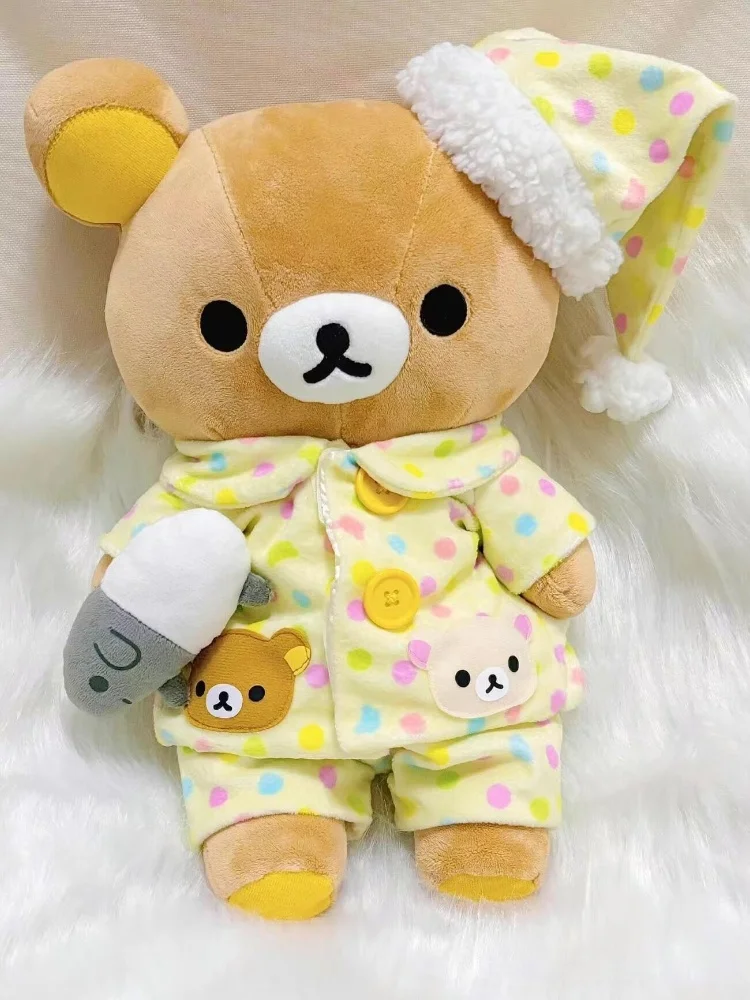 Пижамная кукла Rilakkuma, медведь Лала, японская легкая кукла-медведь, в пижаме, милая кукла, дневной Медведь, подарок, аниме, окружающая
Пижамная кукла Rilakkuma, медведь Лала, японская легкая кукла-медведь, в пижаме, милая кукла, дневной Медведь, подарок, аниме, окружающая