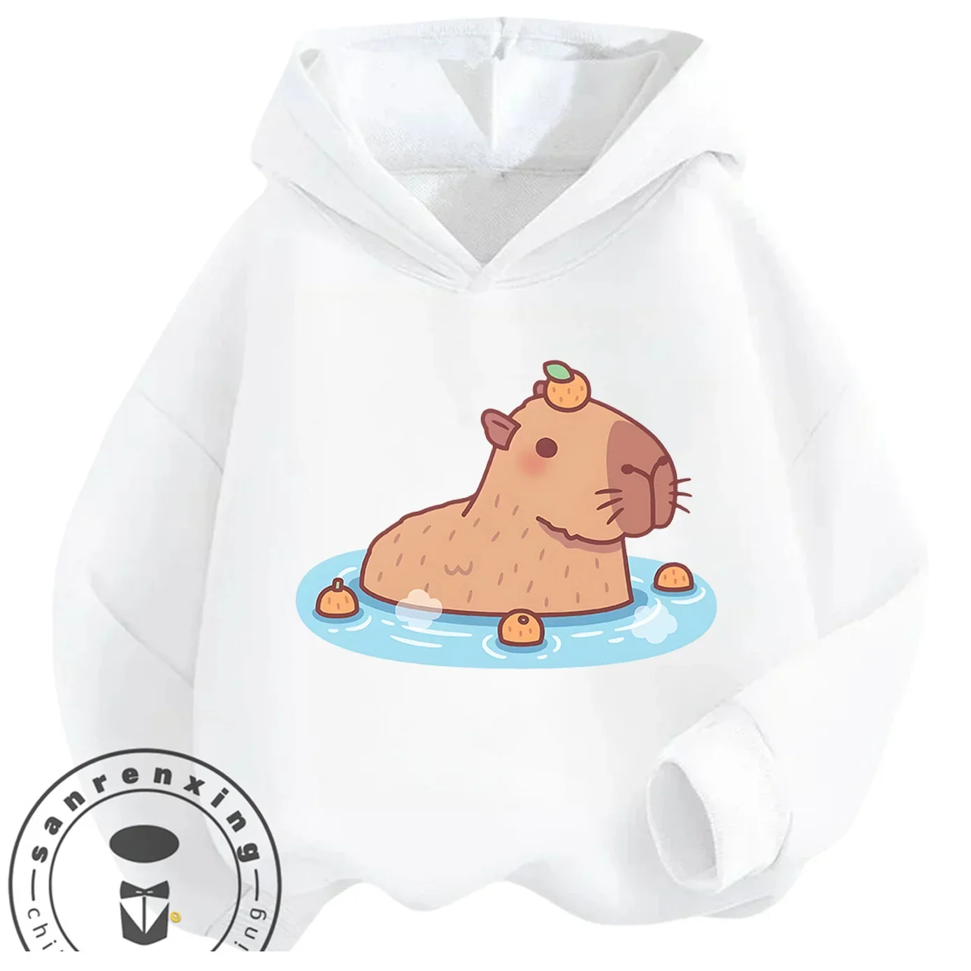 Autumn Winter Trendy Street Hooded Sweatshirt Capybara Boys Girls 3-14Y Cute Kawaii Cartoon Hot Fashion Outdoor Casual
Autumn Winter Trendy Street Hooded Sweatshirt Capybara Boys Girls 3-14Y Cute Kawaii Cartoon Hot Fashion Outdoor Casual