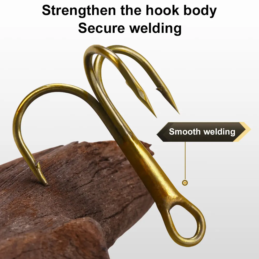 160PCS Fishing Treble Hook Portable Triple Barbed Steel Fish Hook Barbed Sharp Triple Hook for Saltwater Freshwater Fishing
160PCS Fishing Treble Hook Portable Triple Barbed Steel Fish Hook Barbed Sharp Triple Hook for Saltwater Freshwater Fishing