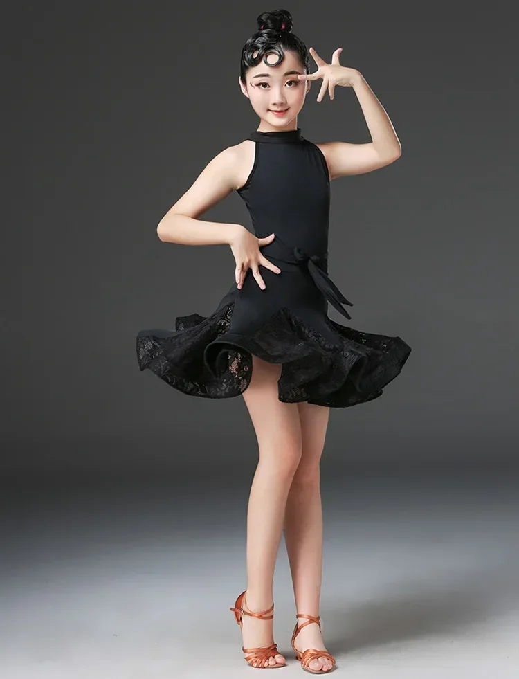New Lace Latin Dance Dress For Girls Child Salsa Tango Ballroom Dancing Dress Competition Costume Kids Practice Dance Clothes
New Lace Latin Dance Dress For Girls Child Salsa Tango Ballroom Dancing Dress Competition Costume Kids Practice Dance Clothes