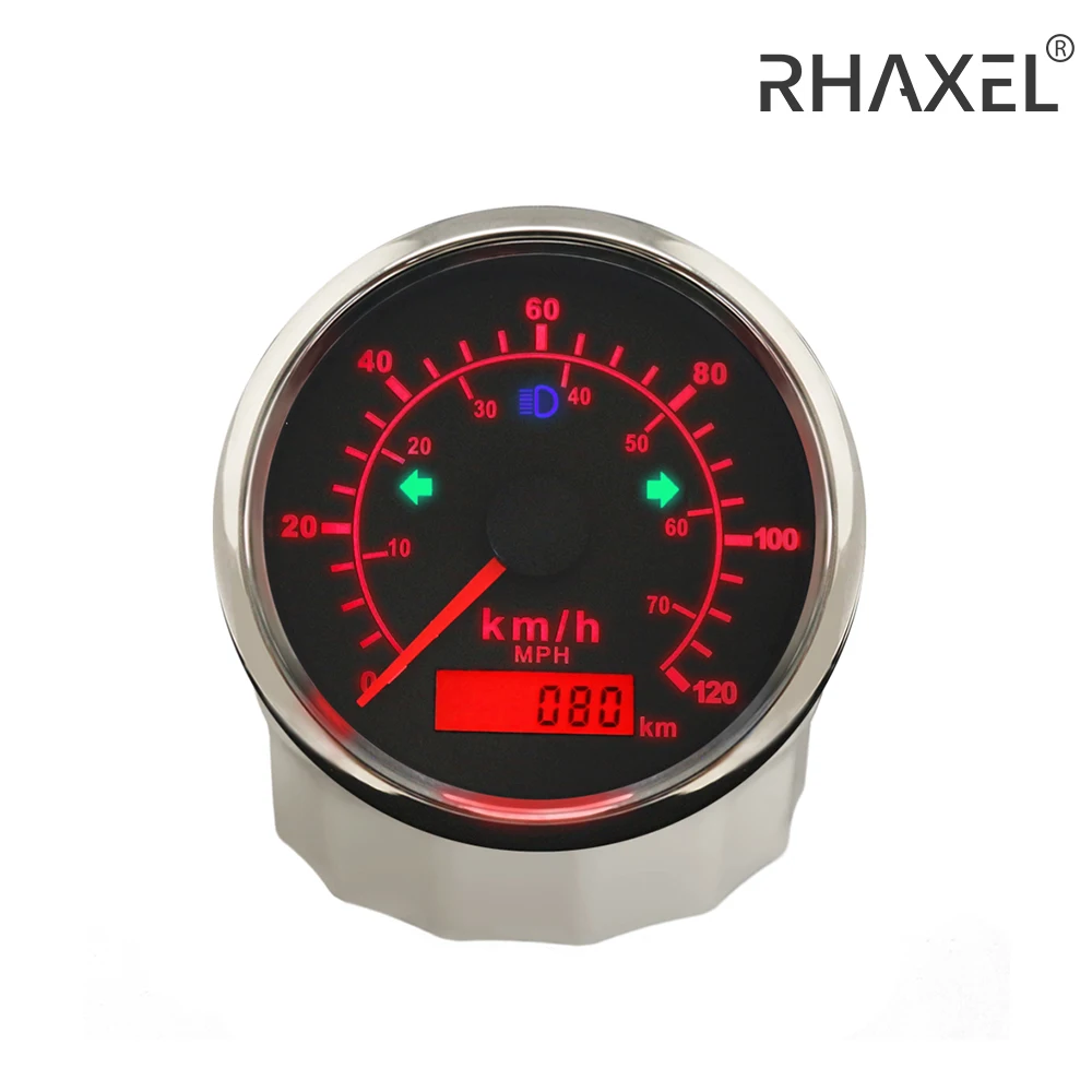 RHAXEL 85mm (3 3/8'') GPS Speedometer Odometer 120KM/H 70MPH Mileage Adjustable Overspeed Alarm for Boat Car Motorcycle 12V 24V
RHAXEL 85mm (3 3/8'') GPS Speedometer Odometer 120KM/H 70MPH Mileage Adjustable Overspeed Alarm for Boat Car Motorcycle 12V 24V