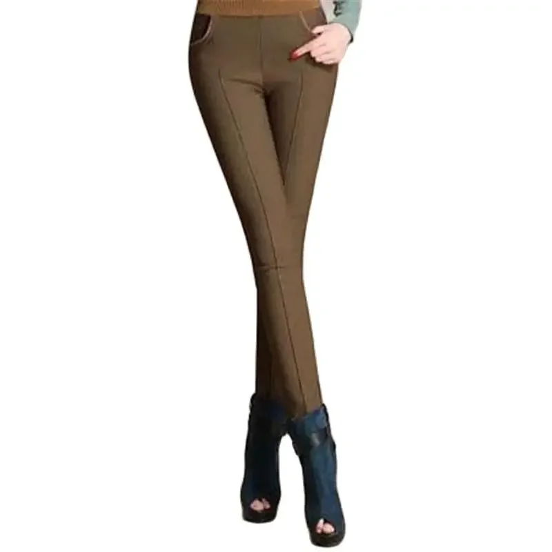 Pop Hot Sale Velvet Pencil Pants Female Fall Thick Stretch Skinny Pencil Trousers Warm Pantalones Winter Hot Sale Pantalons
Pop Hot Sale Velvet Pencil Pants Female Fall Thick Stretch Skinny Pencil Trousers Warm Pantalones Winter Hot Sale Pantalons