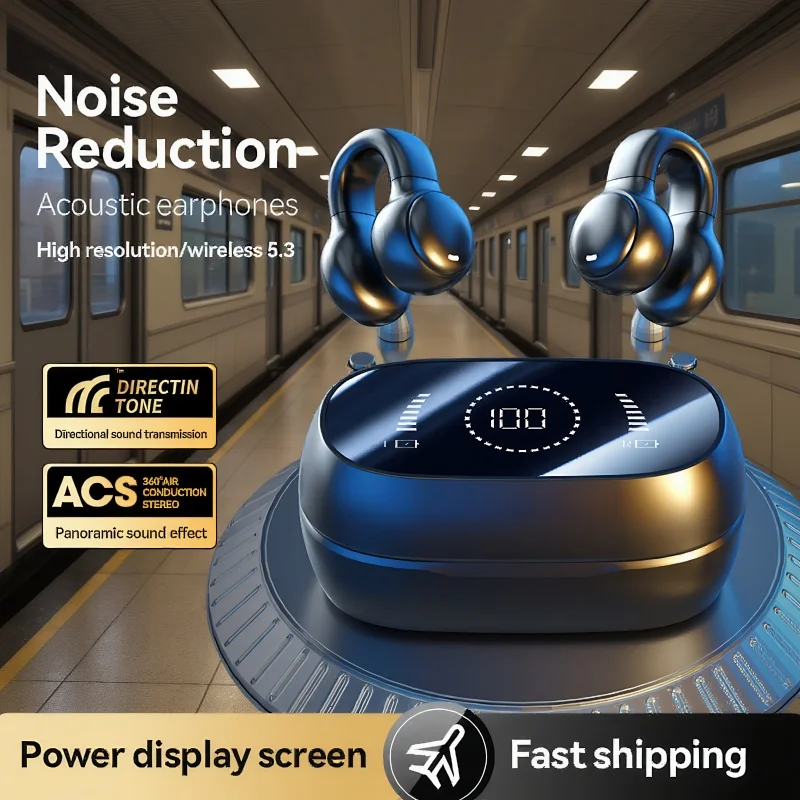 ear clip bluetooth headphones gaming earbuds intelligent the business trip Portable Meeting call earphones with microphone black
ear clip bluetooth headphones gaming earbuds intelligent the business trip Portable Meeting call earphones with microphone black