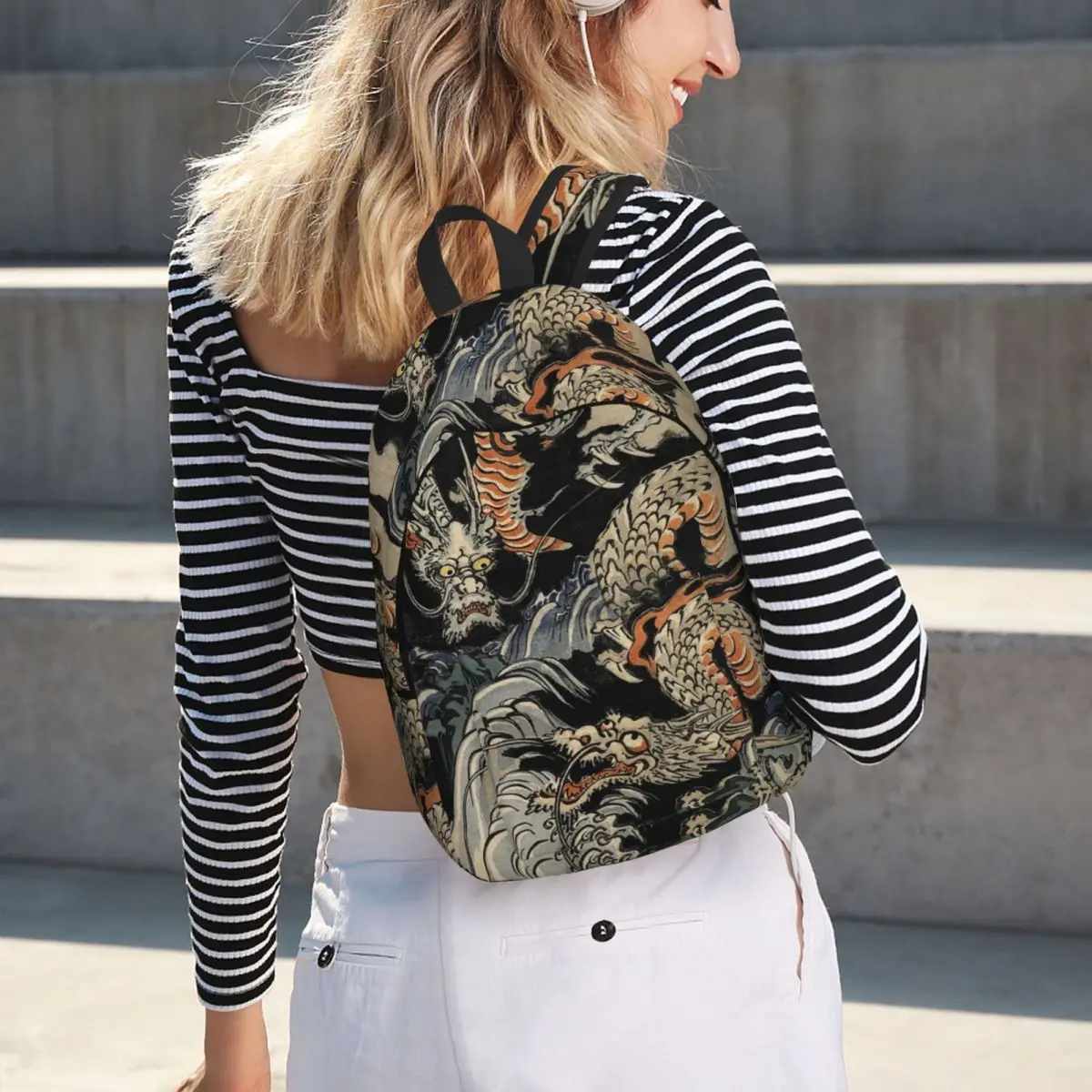Utagawa Kuniyoshi - Dragons Student Backpack School Bag Hiking Travel Daypack for Men Women Bookbag Shoulder Bags
Utagawa Kuniyoshi - Dragons Student Backpack School Bag Hiking Travel Daypack for Men Women Bookbag Shoulder Bags