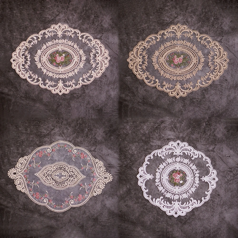 Embroidery Craft European Style Heat Insulation Anti-scald Dining Coasters Table Decoration Placemat Table Pads
Embroidery Craft European Style Heat Insulation Anti-scald Dining Coasters Table Decoration Placemat Table Pads