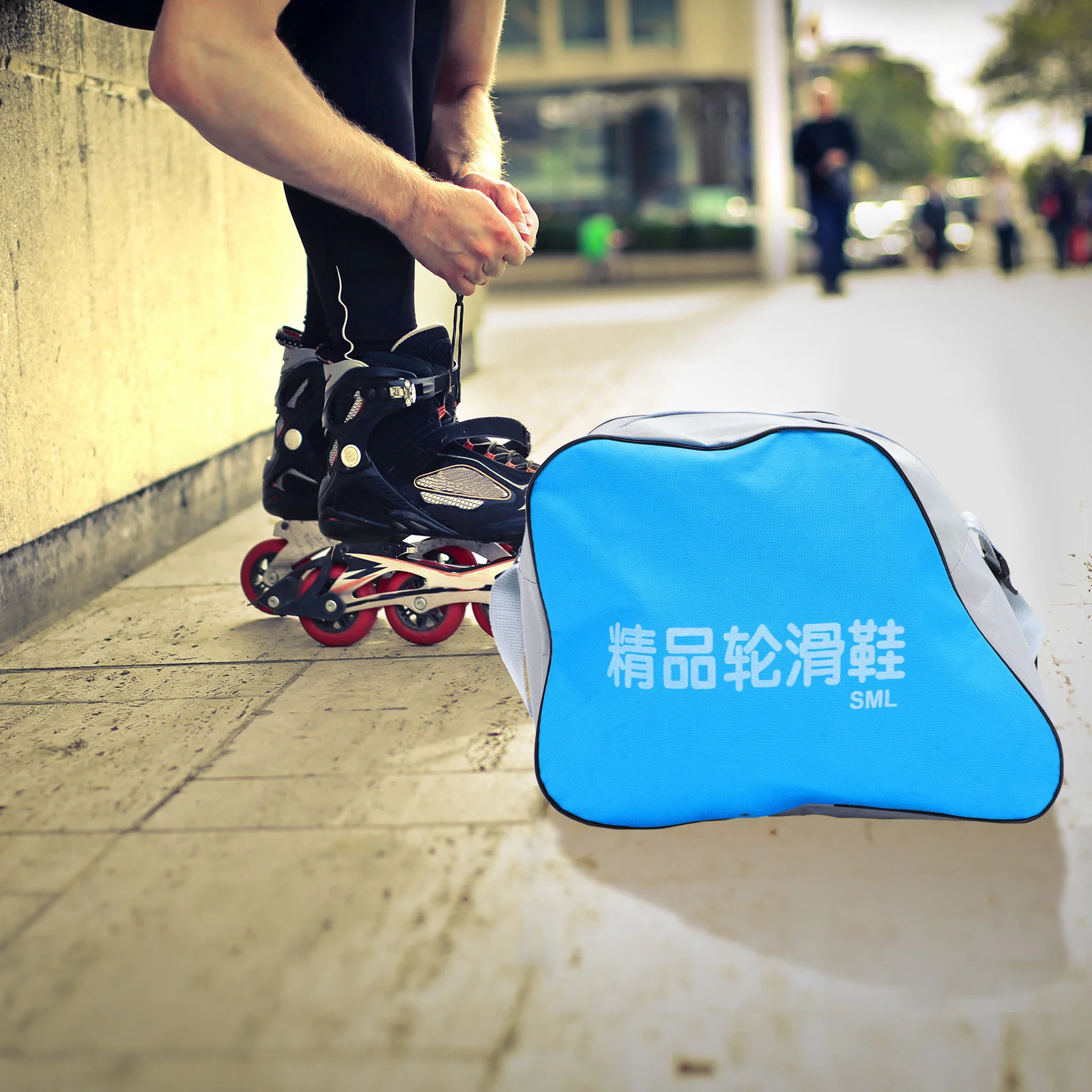 Skate Bag Useful Roller Storage for Skates Sky-blue Pouch Oxford Cloth Ice Stylish
Skate Bag Useful Roller Storage for Skates Sky-blue Pouch Oxford Cloth Ice Stylish