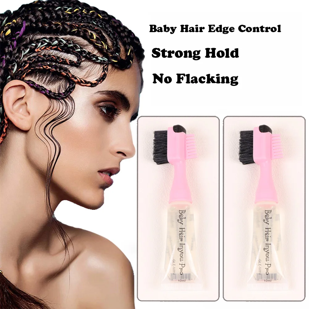 Nunify Edge Control Gel For Laying Baby Hair With Double Size Brush Waterproof Baby Hair Edges Brush With Gel 10Ml/Bottle
Nunify Edge Control Gel For Laying Baby Hair With Double Size Brush Waterproof Baby Hair Edges Brush With Gel 10Ml/Bottle