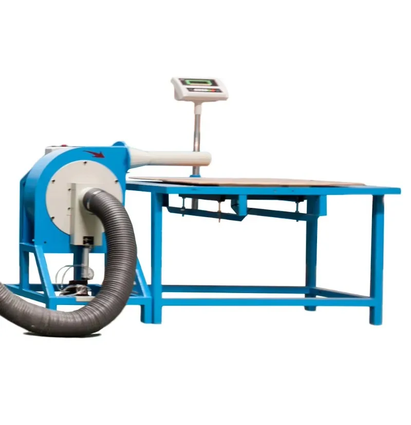 【2026】Electronic Weighing Cotton Pillow Filling and Blowing Machine with Motor Core Component Made From Fiber Cotton
【2026】Electronic Weighing Cotton Pillow Filling and Blowing Machine with Motor Core Component Made From Fiber Cotton