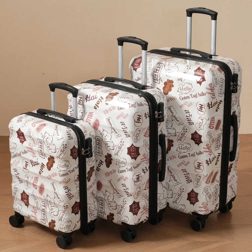 Luggage Set 3Piece Suitcases with Spinner Wheels Lightweight Durable Vibrant Glossy Expandable Design for Travel (20/24/28)
Luggage Set 3Piece Suitcases with Spinner Wheels Lightweight Durable Vibrant Glossy Expandable Design for Travel (20/24/28)