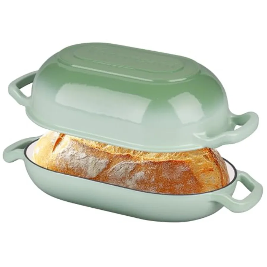 Эмалированная чугунная форма для выпечки хлеба, гонконгский хлеб, домашний хлеб, мясной рулет, с крышкой, 5QT
Эмалированная чугунная форма для выпечки хлеба, гонконгский хлеб, домашний хлеб, мясной рулет, с крышкой, 5QT