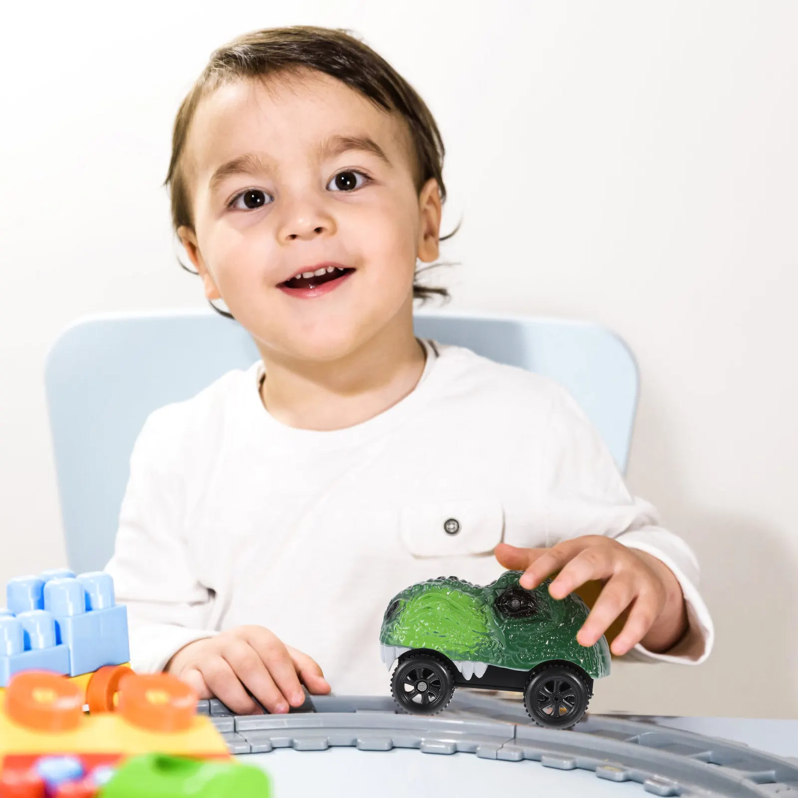 Cartoon Dinosaur Track Car Glowing Racing Electric No Battery Kids Vehicle Boys Girls Gift Dinosaur Track Car Vehicle Toy
Cartoon Dinosaur Track Car Glowing Racing Electric No Battery Kids Vehicle Boys Girls Gift Dinosaur Track Car Vehicle Toy