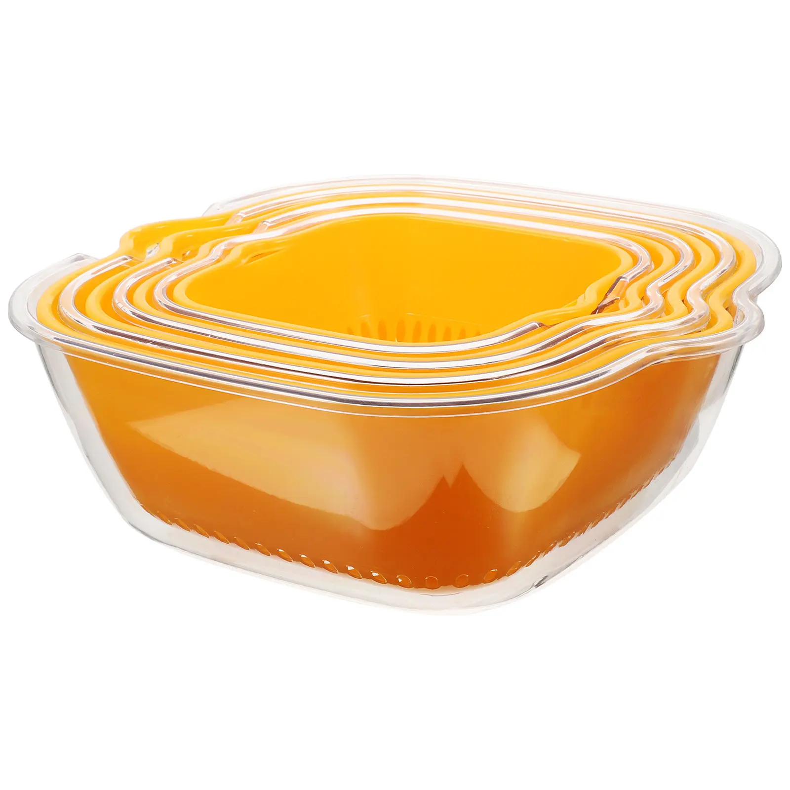 4Pcs Smooth Lightweight Plastic Strainer Bowl Double Layered Mesh Design Drain Basket for Kitchen Fruit Vegetable Rice Washing
4Pcs Smooth Lightweight Plastic Strainer Bowl Double Layered Mesh Design Drain Basket for Kitchen Fruit Vegetable Rice Washing