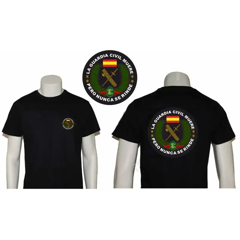 Spain Guardia Civil Muere Pero No Se Rinde Men T-Shirt Short Sleeve Casual 100% Cotton O-Neck Summer Tees
Spain Guardia Civil Muere Pero No Se Rinde Men T-Shirt Short Sleeve Casual 100% Cotton O-Neck Summer Tees