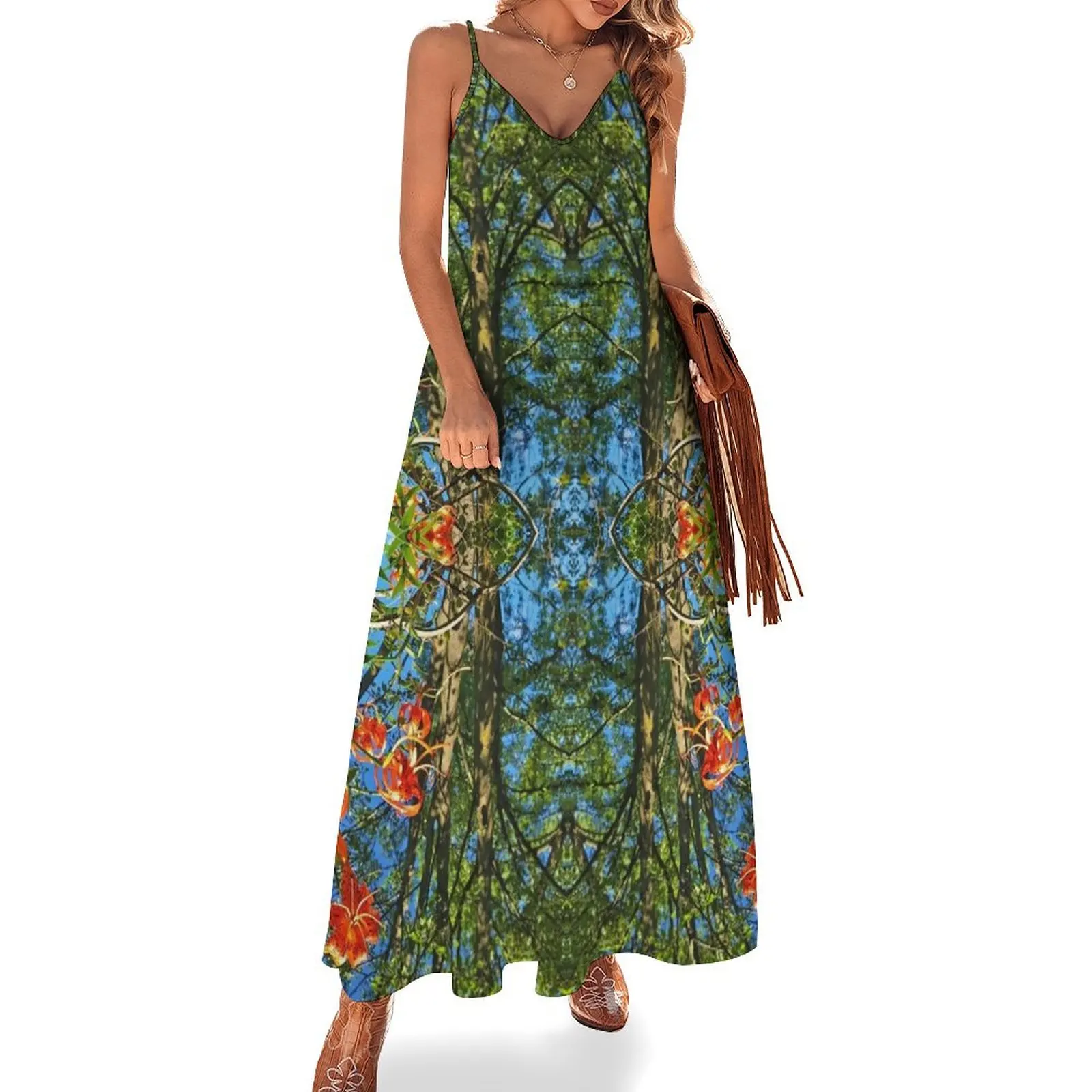 Flower Pattern No. 4 (Tiger Lilies) Sleeveless Dress Women's summer skirt Dress women Elegant gown Dress
Flower Pattern No. 4 (Tiger Lilies) Sleeveless Dress Women's summer skirt Dress women Elegant gown Dress