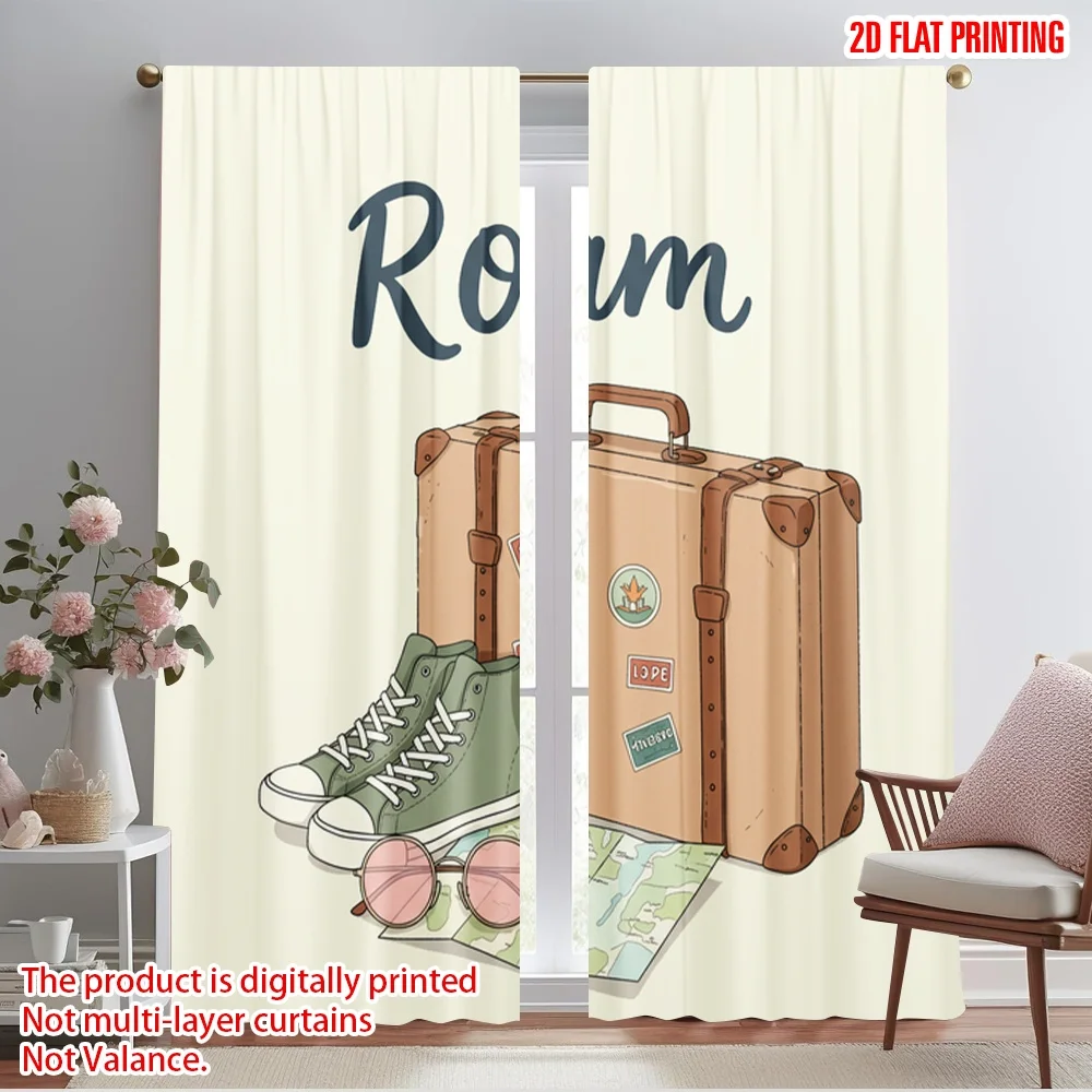 2pcs 2D flat printing Scene Curtains Travel Suitcase Sneaker Sunglasses Map Polyester Without Electricity Seasonal Party &
2pcs 2D flat printing Scene Curtains Travel Suitcase Sneaker Sunglasses Map Polyester Without Electricity Seasonal Party &