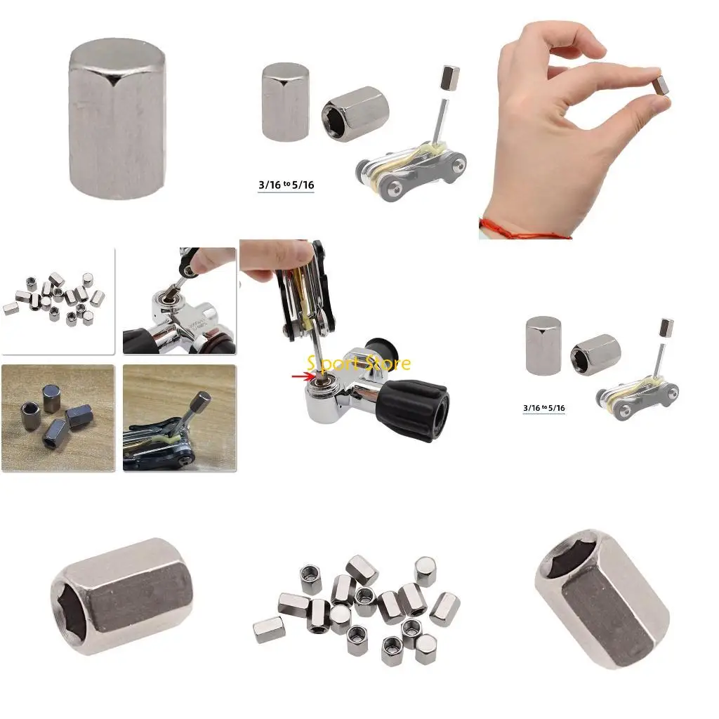 U2JB Quick Install Hexagonal Bit Adapters Coupling Metal Steel 3/16 to 5/16 Hexagonal Adapters For Underwater
U2JB Quick Install Hexagonal Bit Adapters Coupling Metal Steel 3/16 to 5/16 Hexagonal Adapters For Underwater