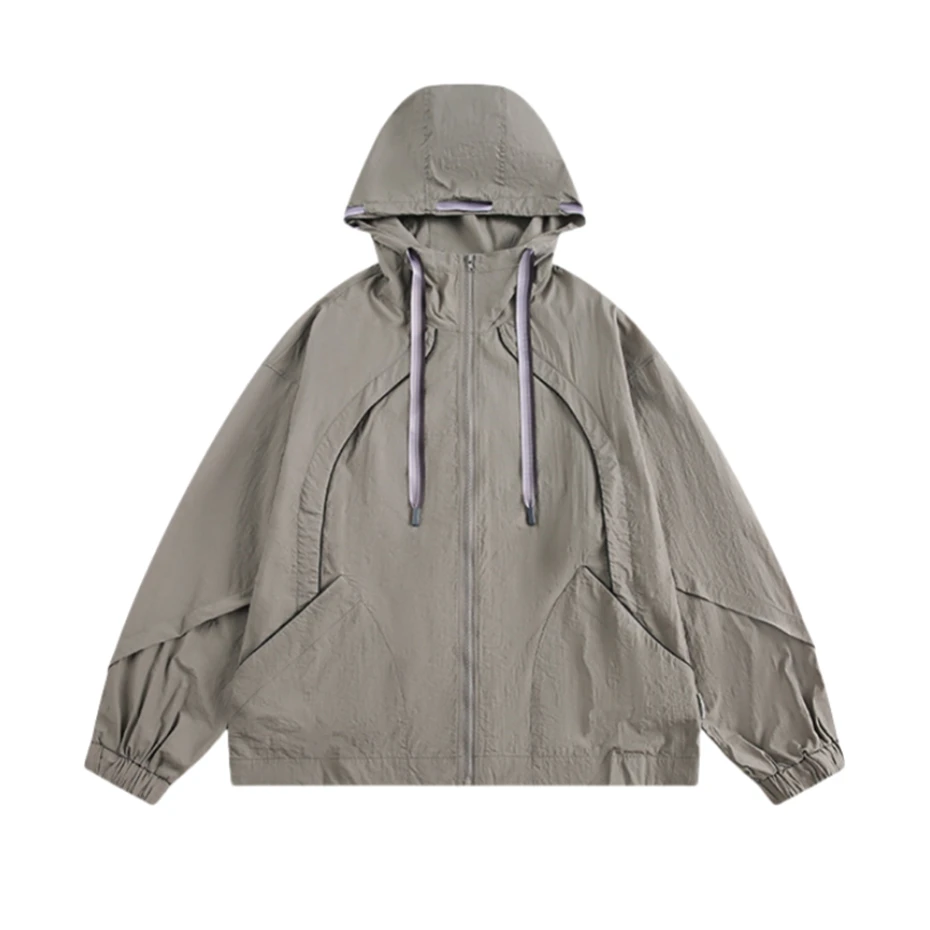 Summer Sunscreen Clothing Jacket Men Streetwear Hip Hop Hooded Coats Oversized Harajuku Thin Casual Jackets Unisex
Summer Sunscreen Clothing Jacket Men Streetwear Hip Hop Hooded Coats Oversized Harajuku Thin Casual Jackets Unisex