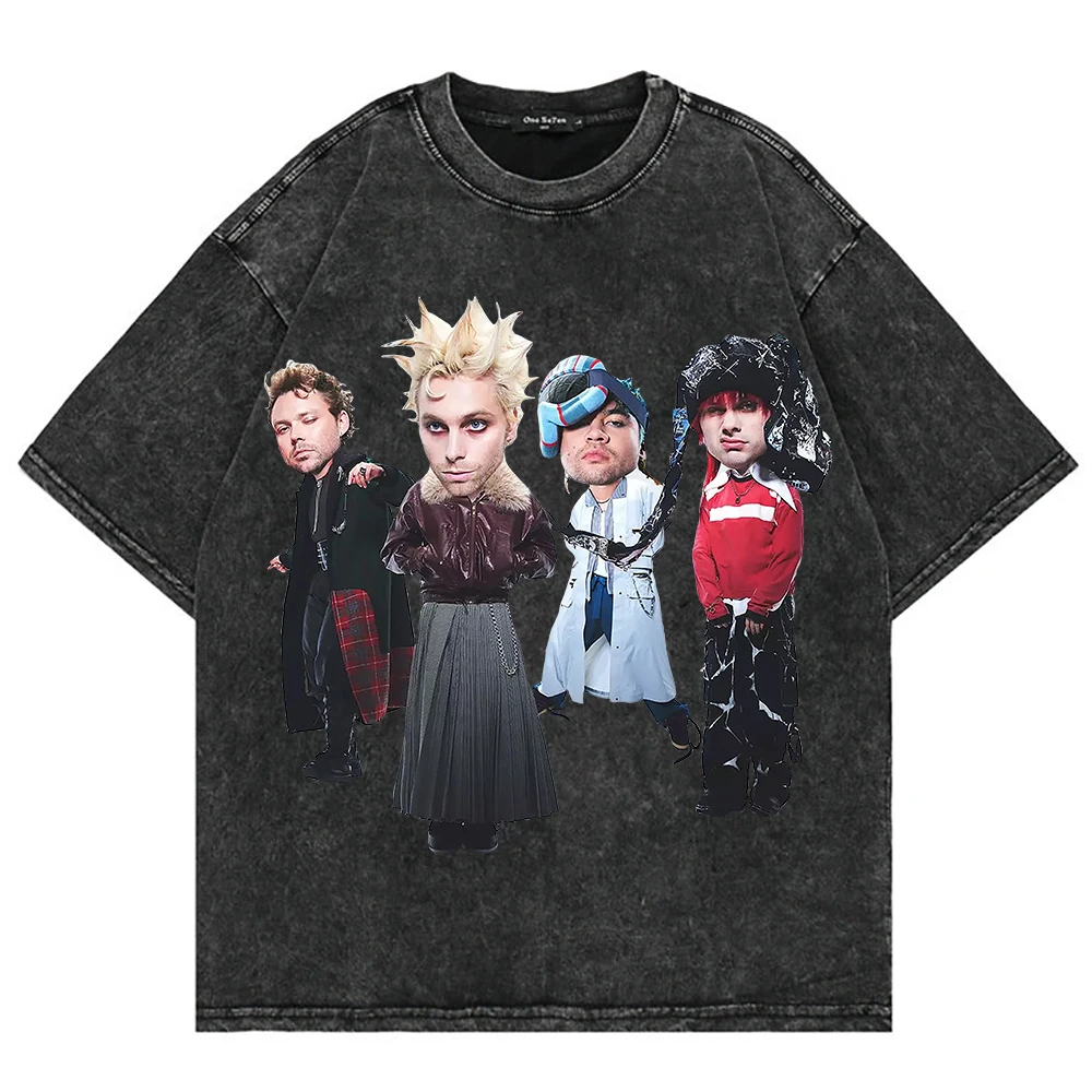 Футболка унисекс оверсайз из 100% хлопка с винтажной обработкой и эффектом кислотной стирки, коллекция 5 Seconds of Summer Everyone's A Star World Tour 2026
Футболка унисекс оверсайз из 100% хлопка с винтажной обработкой и эффектом кислотной стирки, коллекция 5 Seconds of Summer Everyone's A Star World Tour 2026