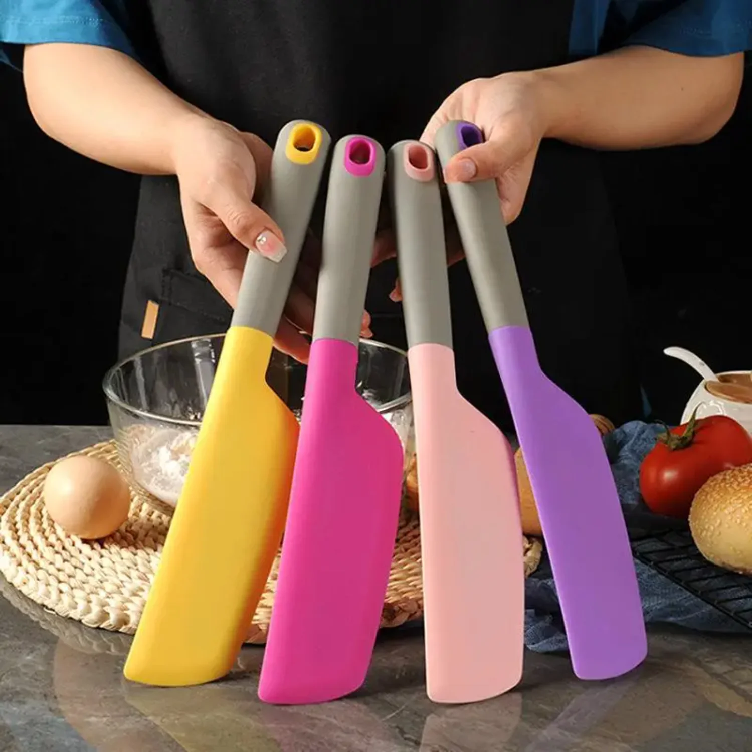 Large Silicone Baking Scraper Cream Scraper Jam Mixing Cake Scraper Bread Baking Tool
Large Silicone Baking Scraper Cream Scraper Jam Mixing Cake Scraper Bread Baking Tool
