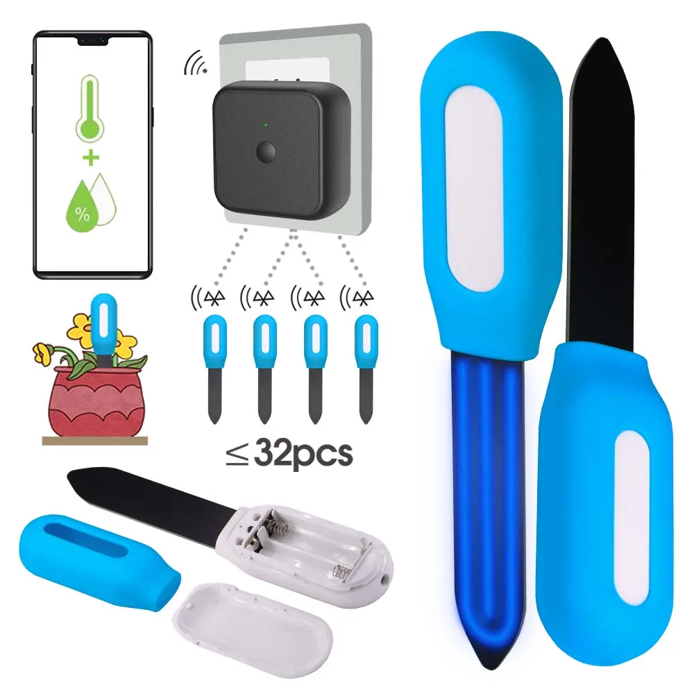 Garden WiFi Bluetooth-compatible Plant Soil Tester Smart Track Intelligent Sensor Moisture Temperature Detector for iOS Android
Garden WiFi Bluetooth-compatible Plant Soil Tester Smart Track Intelligent Sensor Moisture Temperature Detector for iOS Android