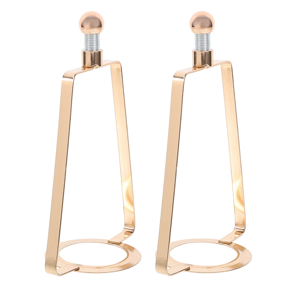 2pcs Lamp Shade Harp Holder Iron Frame Mount Golden Bulb Light Clips Hardware Parts for Table Lamps Repair Kit
2pcs Lamp Shade Harp Holder Iron Frame Mount Golden Bulb Light Clips Hardware Parts for Table Lamps Repair Kit