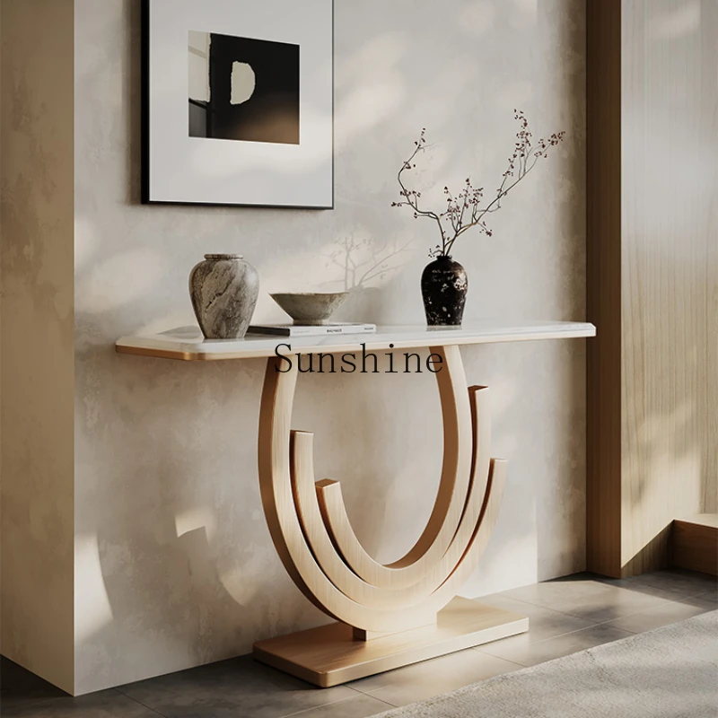 Light luxury entrance hall entrance table hotel living room modern simple stainless steel base decorative cabinet
Light luxury entrance hall entrance table hotel living room modern simple stainless steel base decorative cabinet