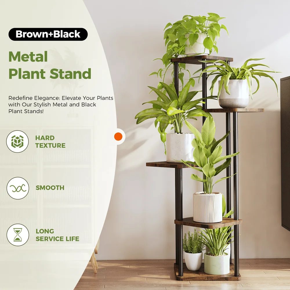 Plant Stand Indoor Tall Plant Shelf For Multiple Plants Metal Plant Table Tiered Flower Stand For Living Room Bedroom Balcony B
Plant Stand Indoor Tall Plant Shelf For Multiple Plants Metal Plant Table Tiered Flower Stand For Living Room Bedroom Balcony B